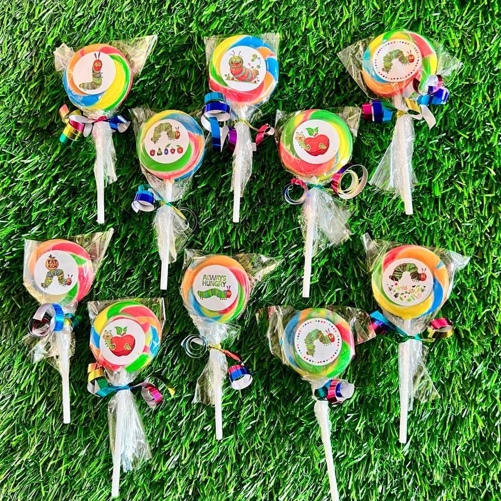 Colorful Rainbow Lollipop Party Favors - Multicolor (Unbranded)